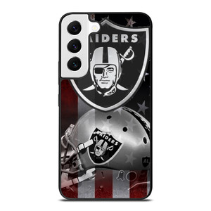 LAS VEGAS RAIDERS HELMET USA FLAG Samsung Galaxy S22 Case Cover