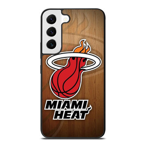 MIAMI HEAT WOODEN LOGO NBA Samsung Galaxy S22 Case Cover