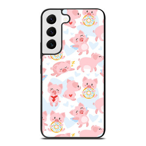 PINK BABY PIGS PATTERN Samsung Galaxy S22 Case Cover