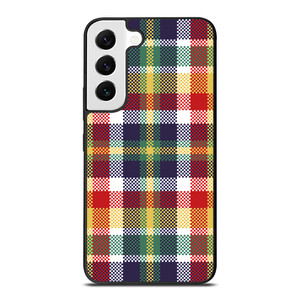 PIXELIZED TARTAN PATTERN Samsung Galaxy S22 Case Cover PIXELIZED TARTAN PATTERN Samsung Galaxy S22 Case Cover