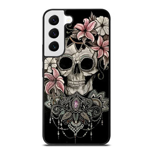 SUGAR SKULL FLOWER Samsung Galaxy S22 Case Cover SUGAR SKULL FLOWER Samsung Galaxy S22 Case Cover