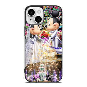 DISNEY MICKEY AND MINI MOUSE Wedding iPhone 13 Mini Case Cover DISNEY MICKEY AND MINI MOUSE Wedding iPhone 13 Mini Case Cover