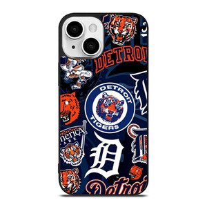 DETROIT TIGERS BASEBALL COLLAGE iPhone 13 Mini Case Cover DETROIT TIGERS BASEBALL COLLAGE iPhone 13 Mini Case Cover