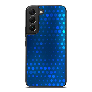 BLUE GRADIENT HALFTONE PATTERN Samsung Galaxy S22 Plus Case Cover