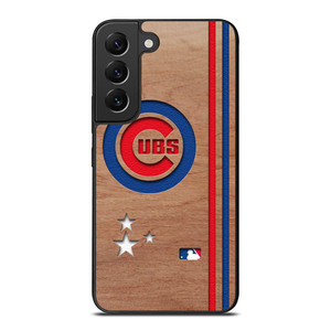 CHICAGO CUBS UBS MLB WOODEN LOGO Samsung Galaxy S22 Plus Case Cover