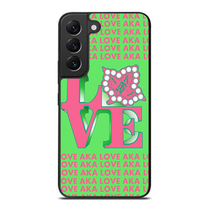LOVE AKA PINK AND GREEN Samsung Galaxy S22 Plus Case Cover