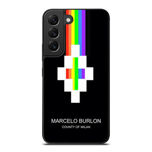MARCELO BURLON MILAN RAINBOW LOGO Samsung Galaxy S22 Plus Case Cover