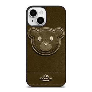 COACH NEW YORK BROWN BEAR iPhone 13 Mini Case Cover