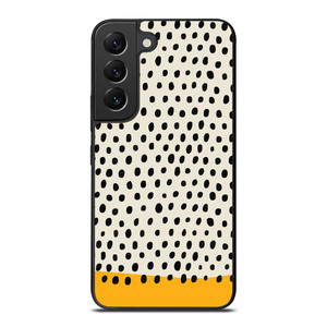 MUSTARD POLKADOTS PATTERN Samsung Galaxy S22 Plus Case Cover