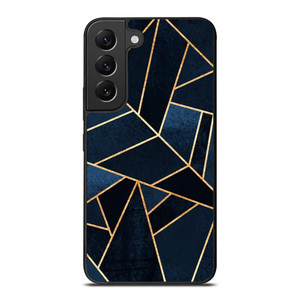 NAVY STONE CERAMIC ABSTRACT Samsung Galaxy S22 Plus Case Cover