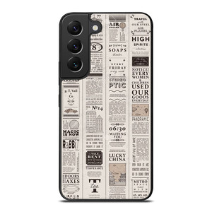 OLD NEWSPAPER PATTERN Samsung Galaxy S22 Plus Case Cover