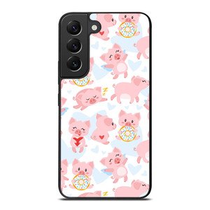 PINK BABY PIGS PATTERN Samsung Galaxy S22 Plus Case Cover