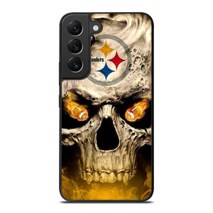 PITTSBURGH STEELERS FOOTBALL SKULL Samsung Galaxy S22 Plus Case Cover PITTSBURGH STEELERS FOOTBALL SKULL Samsung Galaxy S22 Plus Case Cover