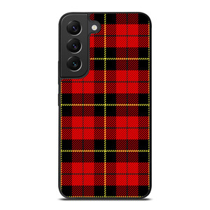 RED BLACK TARTAN PATTERN Samsung Galaxy S22 Plus Case Cover RED BLACK TARTAN PATTERN Samsung Galaxy S22 Plus Case Cover