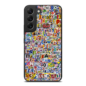 RETRO ALPHABET COLLAGE Samsung Galaxy S22 Plus Case Cover RETRO ALPHABET COLLAGE Samsung Galaxy S22 Plus Case Cover