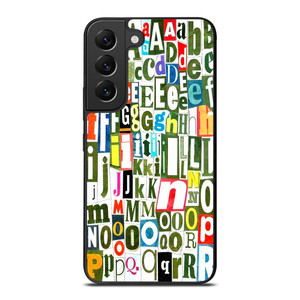RETRO ALPHABET GREEN COLLAGE Samsung Galaxy S22 Plus Case Cover RETRO ALPHABET GREEN COLLAGE Samsung Galaxy S22 Plus Case Cover