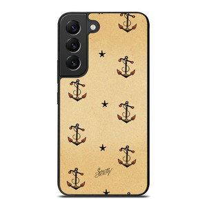 SAILOR JERRY ANCHOR PATTERN Samsung Galaxy S22 Plus Case Cover SAILOR JERRY ANCHOR PATTERN Samsung Galaxy S22 Plus Case Cover