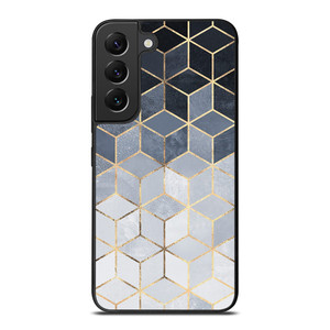 SOFT BLUE GRADIENT CUBES Samsung Galaxy S22 Plus Case Cover SOFT BLUE GRADIENT CUBES Samsung Galaxy S22 Plus Case Cover