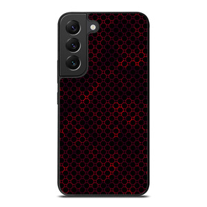 STYLISH HEXAGONAL RED PATTERN Samsung Galaxy S22 Plus Case Cover STYLISH HEXAGONAL RED PATTERN Samsung Galaxy S22 Plus Case Cover