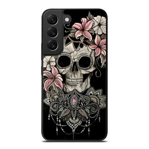 SUGAR SKULL FLOWER Samsung Galaxy S22 Plus Case Cover SUGAR SKULL FLOWER Samsung Galaxy S22 Plus Case Cover