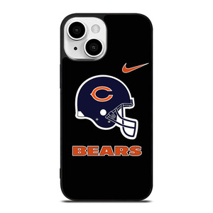 CHICAGO BEARS NFL HELMET NIKE iPhone 13 Mini Case Cover CHICAGO BEARS NFL HELMET NIKE iPhone 13 Mini Case Cover