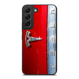 TESLA METAL EMBLEM Samsung Galaxy S22 Plus Case Cover