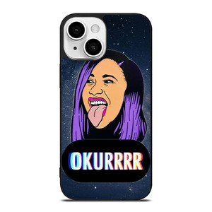 CARDI B FACE CARTOON iPhone 13 Mini Case Cover CARDI B FACE CARTOON iPhone 13 Mini Case Cover