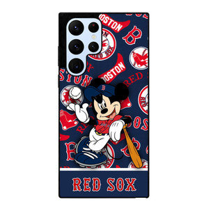 BOSTON RED SOX MICKEY MOUSE Samsung Galaxy S22 Ultra Case Cover