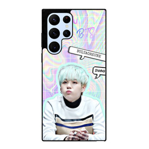 BTS SUGA CUTE Samsung Galaxy S22 Ultra Case Cover