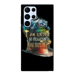 CHESHIRE CAT QUOTE ALICE IN WONDERLAND Samsung Galaxy S22 Ultra Case Cover CHESHIRE CAT QUOTE ALICE IN WONDERLAND Samsung Galaxy S22 Ultra Case Cover