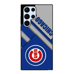 CHICAGO CUBS UBS MLB LOGO Samsung Galaxy S22 Ultra Case Cover CHICAGO CUBS UBS MLB LOGO Samsung Galaxy S22 Ultra Case Cover