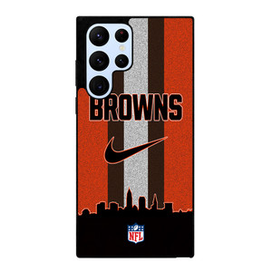 CLEVELAND BROWNS NIKE STRIPE Samsung Galaxy S22 Ultra Case Cover