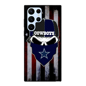 DALLAS COWBOYS SKULL USA FLAG Samsung Galaxy S22 Ultra Case Cover