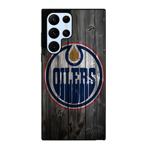 EDMONTON OILERS WOODEN LOGO Samsung Galaxy S22 Ultra Case Cover