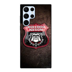GEORGIA BULLDOGS RUSTY BADGE Samsung Galaxy S22 Ultra Case Cover
