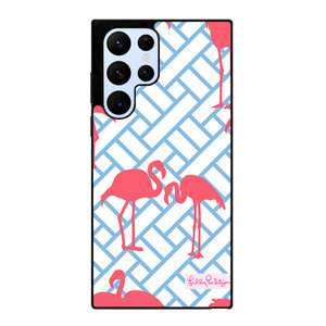 LILLY PULITZER FLAMINGO 2 Samsung Galaxy S22 Ultra Case Cover