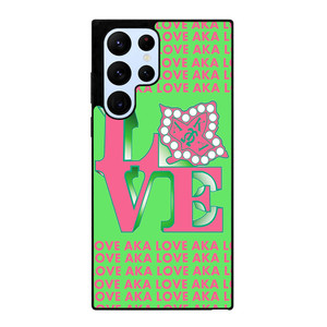 LOVE AKA PINK AND GREEN Samsung Galaxy S22 Ultra Case Cover LOVE AKA PINK AND GREEN Samsung Galaxy S22 Ultra Case Cover