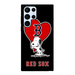 LOVE BOSTON RED SOX SNOOPY Samsung Galaxy S22 Ultra Case Cover