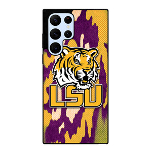 LSU TIGERS FOOTBALL HALFTONE Samsung Galaxy S22 Ultra Case Cover LSU TIGERS FOOTBALL HALFTONE Samsung Galaxy S22 Ultra Case Cover