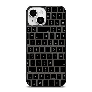 BLACK KEYBOARD PATTERN iPhone 13 Mini Case Cover