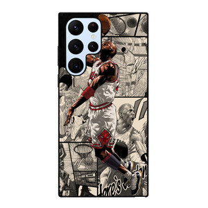 MICHAEL JORDAN COMIC ART Samsung Galaxy S22 Ultra Case Cover