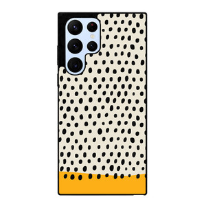 MUSTARD POLKADOTS PATTERN Samsung Galaxy S22 Ultra Case Cover