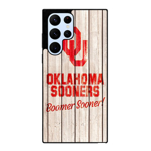 OKLAHOMA SOONERS WOODEN LOGO Samsung Galaxy S22 Ultra Case Cover
