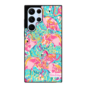 PATTERN LILLY PULITZER FLAMINGO Samsung Galaxy S22 Ultra Case Cover