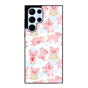 PINK BABY PIGS PATTERN Samsung Galaxy S22 Ultra Case Cover