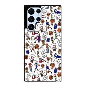 PLAYFUL BASKETBALL DOODLE ART Samsung Galaxy S22 Ultra Case Cover