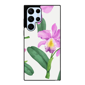 PURPLE ORCHID FLOWER PAINTING Samsung Galaxy S22 Ultra Case Cover PURPLE ORCHID FLOWER PAINTING Samsung Galaxy S22 Ultra Case Cover