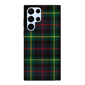 RED YELLOW TARTAN PLAID PATTERN Samsung Galaxy S22 Ultra Case Cover