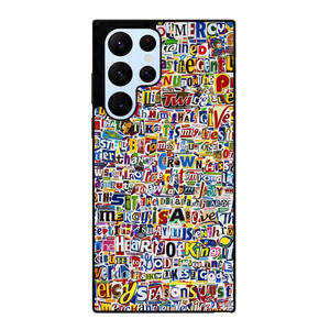 RETRO ALPHABET COLLAGE Samsung Galaxy S22 Ultra Case Cover RETRO ALPHABET COLLAGE Samsung Galaxy S22 Ultra Case Cover