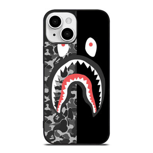 BAPE SHARK CAMO iPhone 13 Mini Case Cover BAPE SHARK CAMO iPhone 13 Mini Case Cover